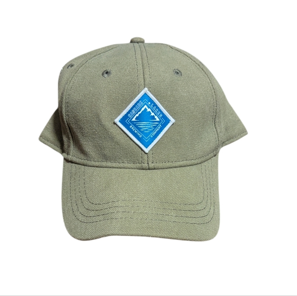 NWT Cascade Lakes Brewing Co. Beer Canvas Dad Hat Baseball Cap‎ Patch
